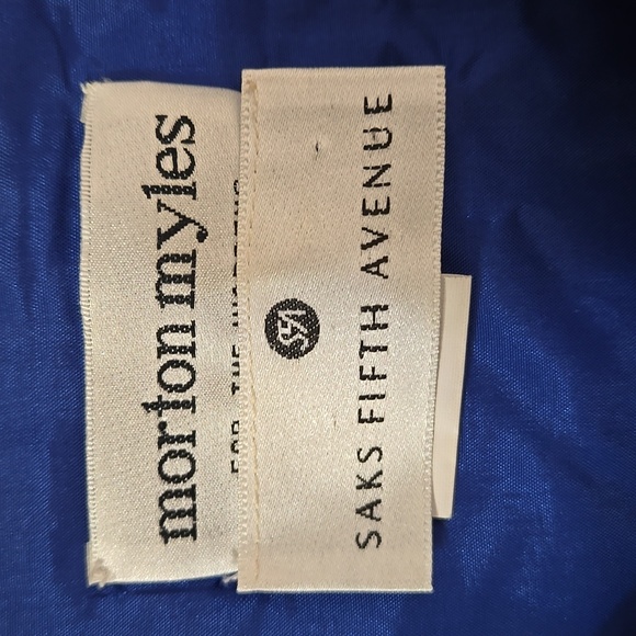 Morton Myles Vintage Royal Blue Gown - Picture 5 of 8